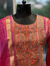 Orange Sharara Set