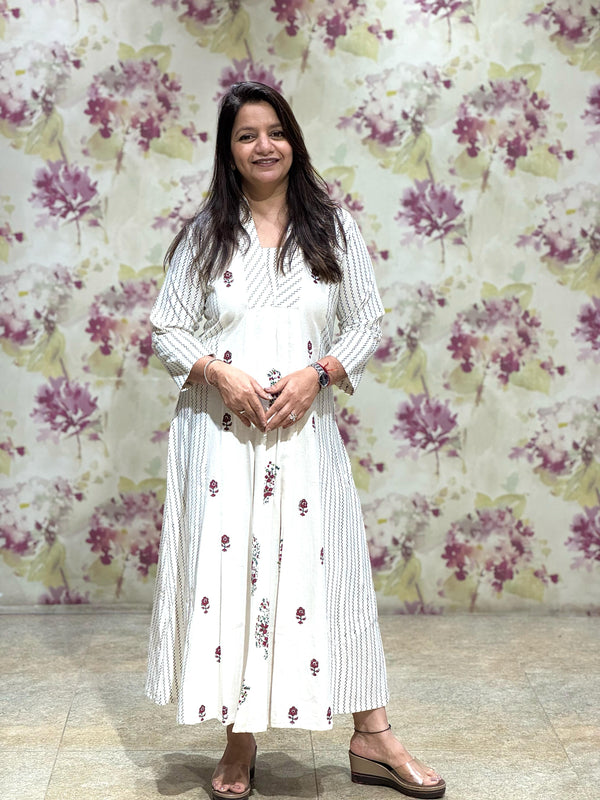 White Printed Tunic