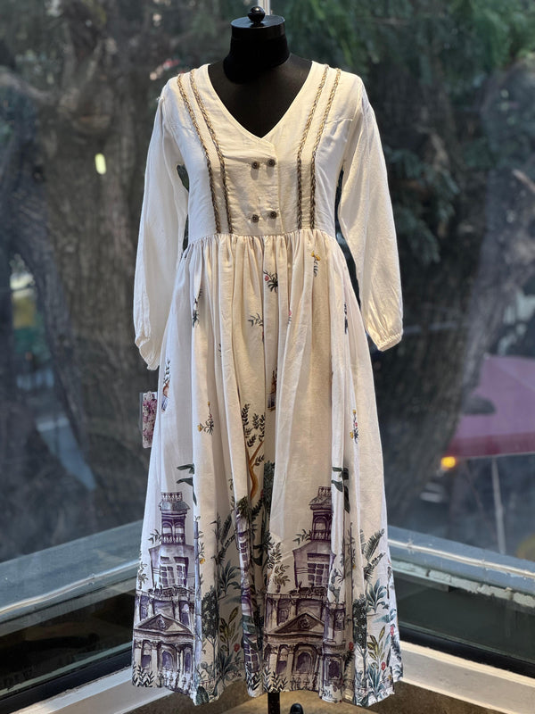 White Printed Tunic