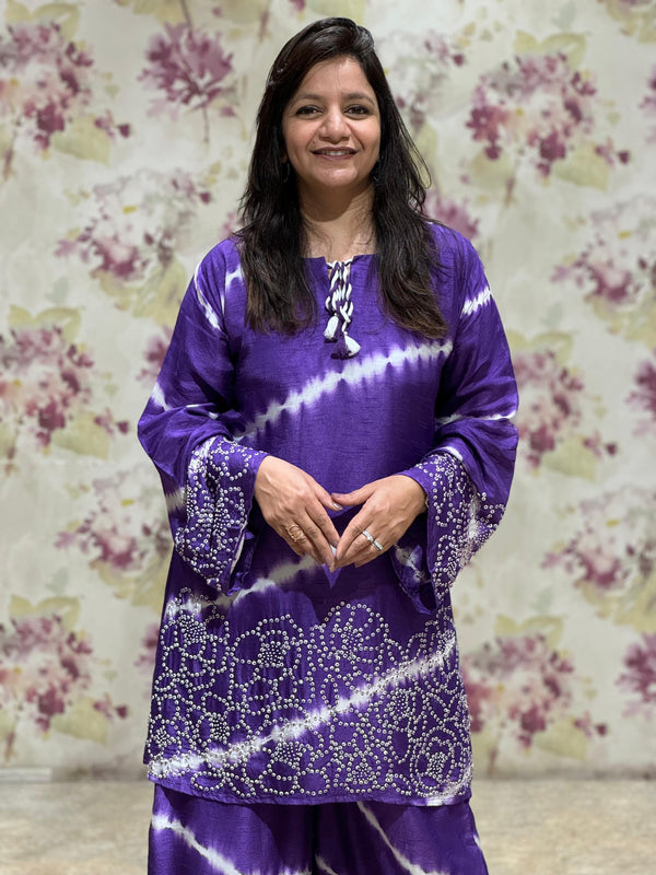 Purple Tie Dye Co Ord