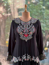 Black Skirt Set