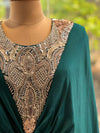 Green Kaftan Gown
