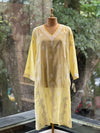 Yellow Chikankari Tunic