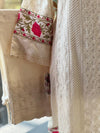 Half White Schiffli Co Ord