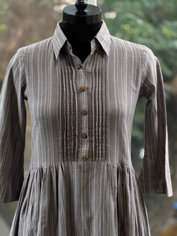 Grey Collared Tunic