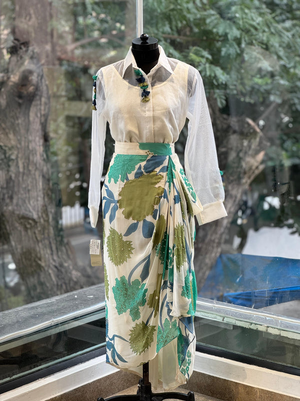 Printed Skirt Set