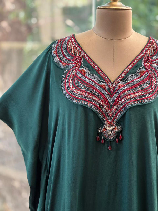Green Kaftan Co Ord