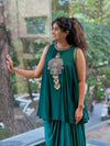 Green Skirt Set