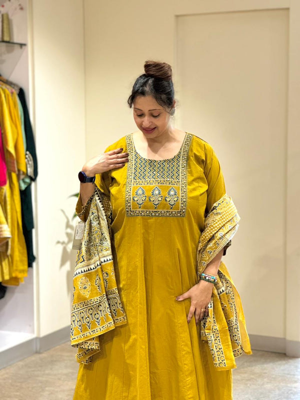 Mustard Suit Set