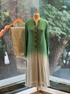 Green Shaded Kurta Set
