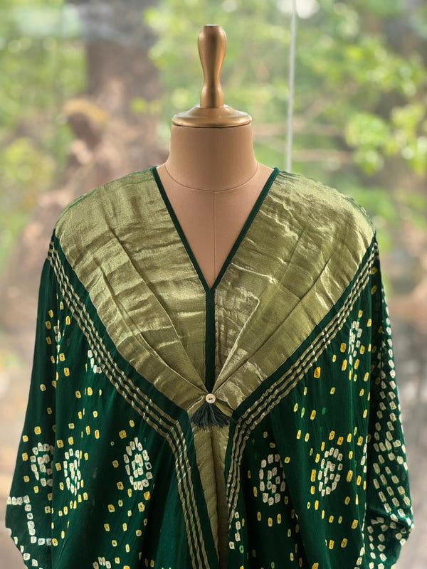 Green Kaftan Tunic