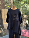 Navy Blue High Low Co Ord