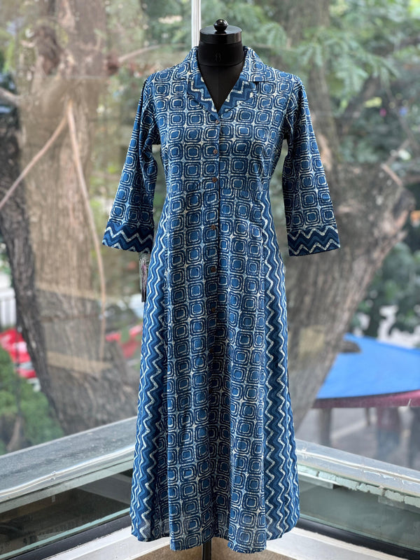 Blue A Line Tunic