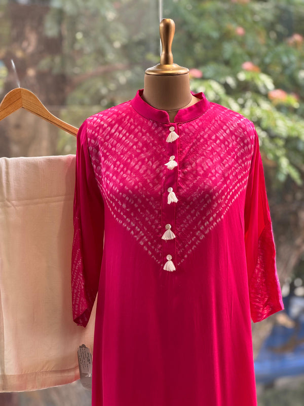 Pink Shibori Co Ord