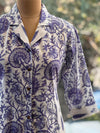 Purple Printed A-line Tunic