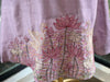 Purple Chanderi Silk Dupatta Set