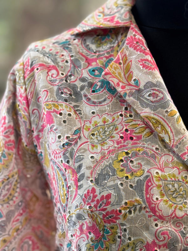 Beige Schiffli Tunic