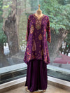 Purple Harem Pants Set