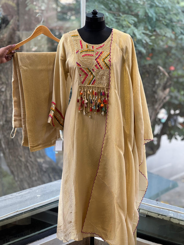 Golden Tissue Suit