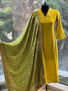 Green Banarasi Suit