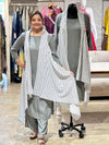 Gray Jacket Set