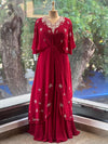 Red Kaftan Style Gown