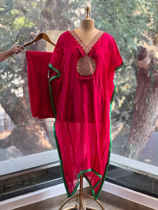 Pink Kaftan Co Ord