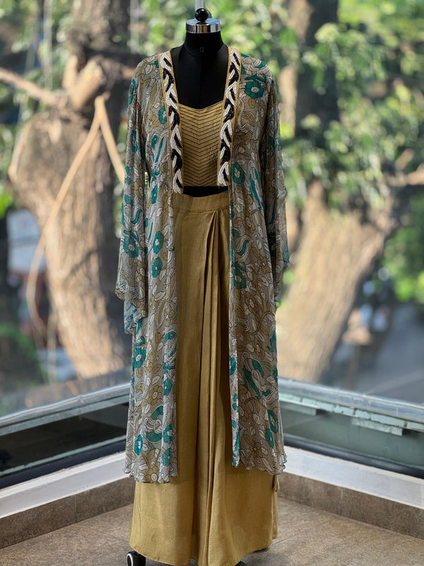 Green Kalamkari Jacket