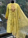 Lime Green Dupatta set