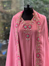 Pink Aplique Work Suit