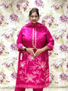 Pink Printed Dupatta Set