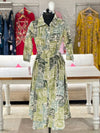 Green Abstract Print Tunic