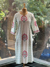 White Block Print Set