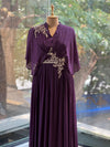 Purple Kaftan Style Gown