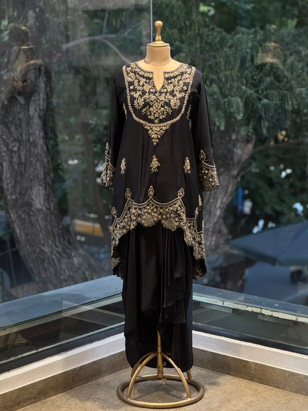 Black Skirt Set