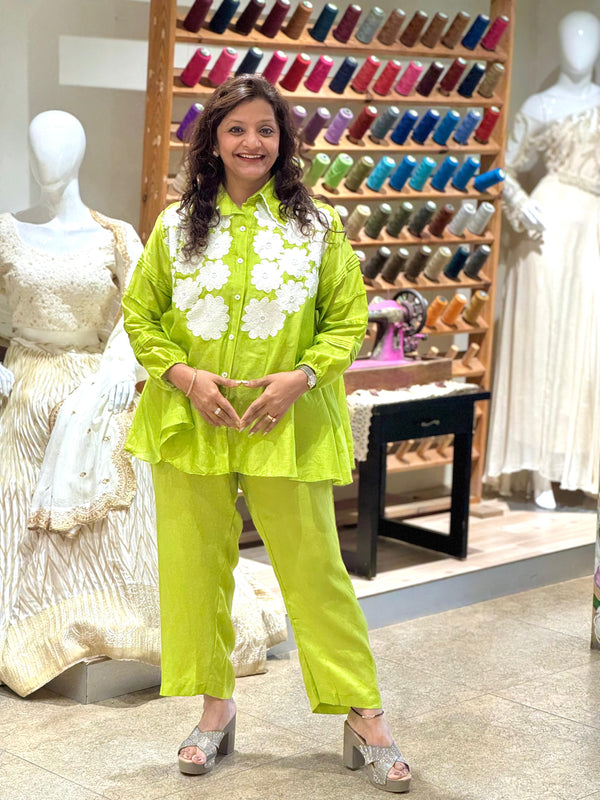 Florescent Green Co Ord