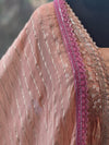 Peach Shaded Lehenga Set
