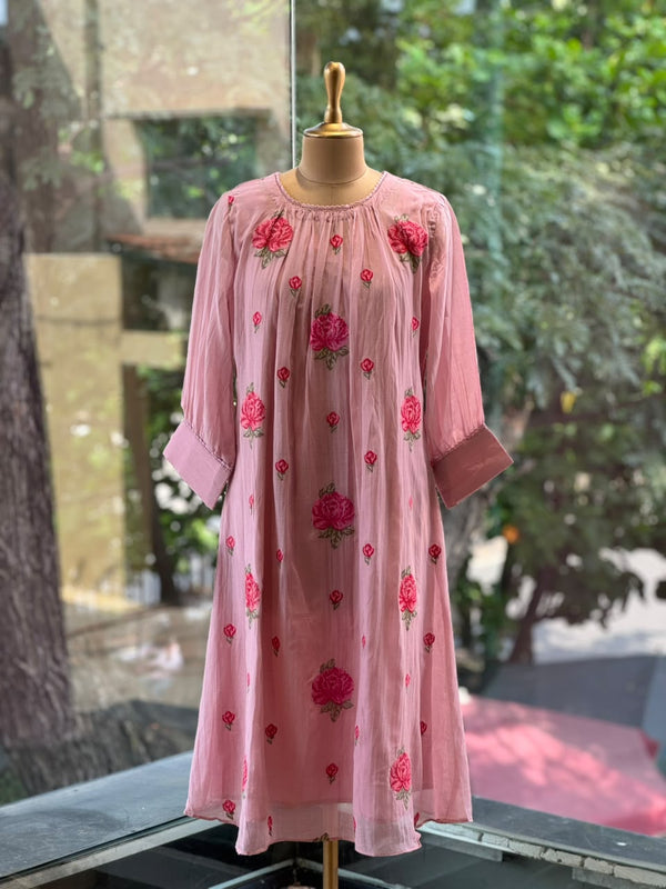 Pink Hand Weaving Suit