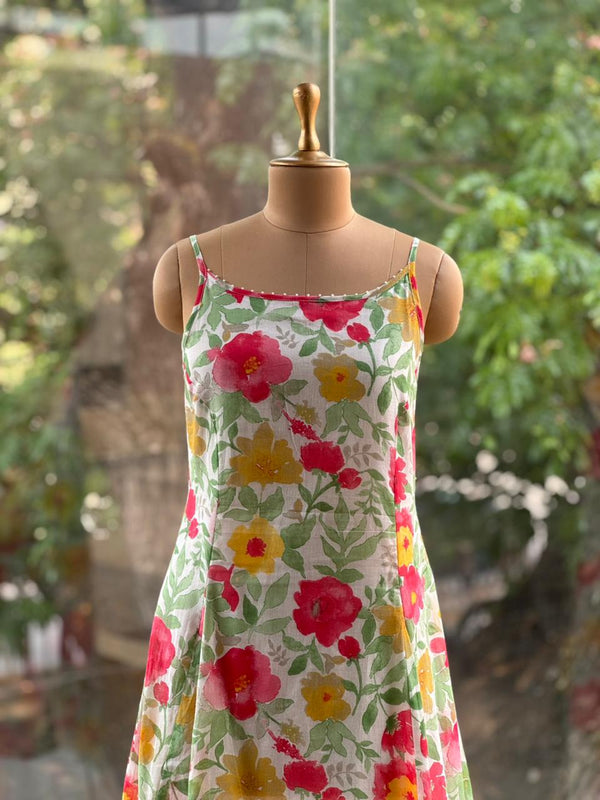 Pink Floral Spaghettti Co Ord
