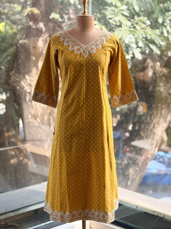 Yellow Dotted Co Ord