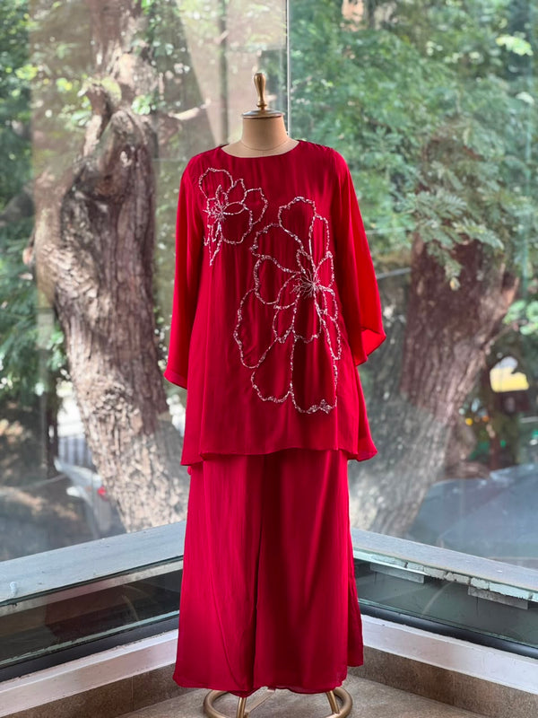 Red Co Ord Set