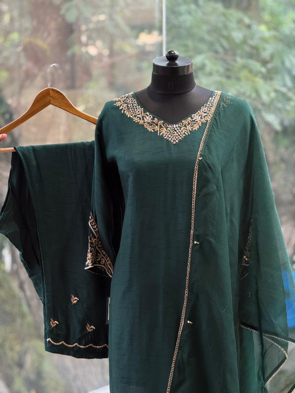 Bottle Green Suit