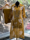 Yellow silk co-ord set
