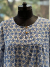 Indigo Floral Printed Tunic