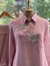 Pink Organza Co Ord