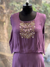 Mauve Palazzo Set