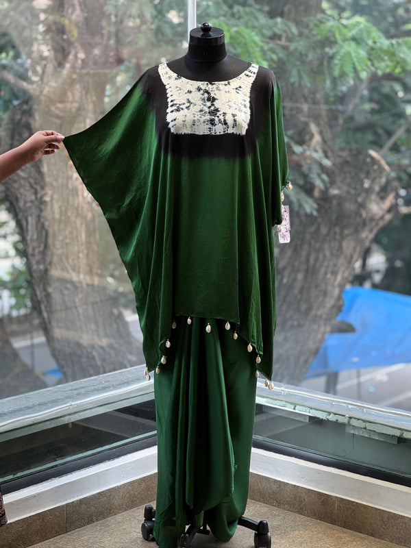 Green Kaftan Set