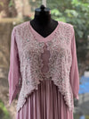 Mauve Jacket style gown