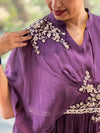Purple Kaftan Style Gown