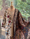 Brown Kalamkari Suit